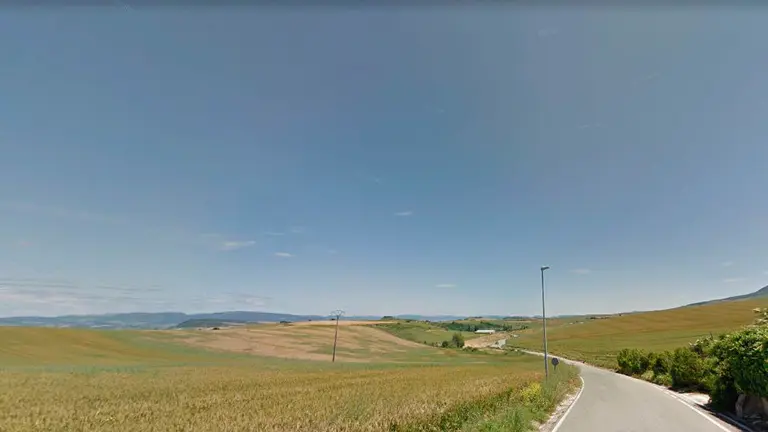 Un paraje próximo a la localidad navarra de Undiano. ARCHIVO
