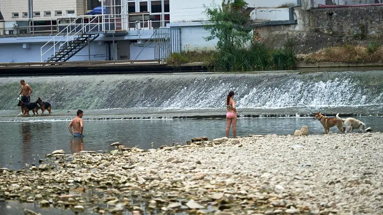 Ola de calor en navarra que podrian traer temperaturas de hasta 40º. MIGUEL OSÉS