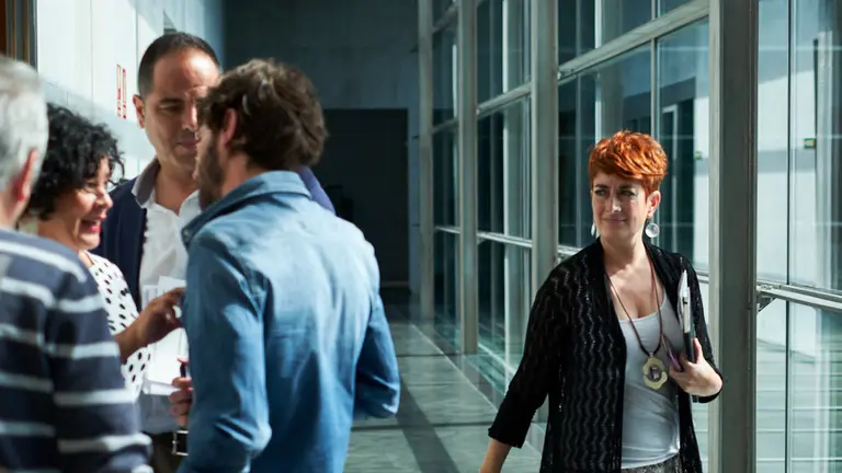 Mesa y junta de portavoces en el Parlamento de Navarra. PABLO LASAOSA 12