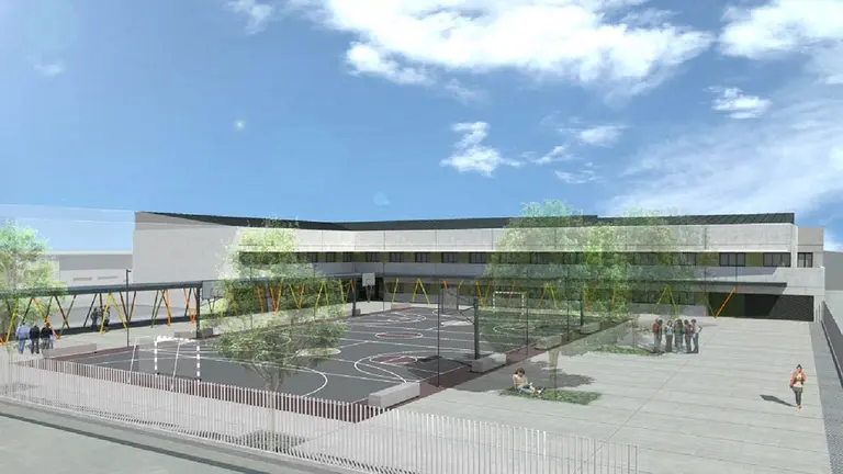 Imagen del futuro instituto de 
 Ribaforada. GOBIERNO DE NAVARRA