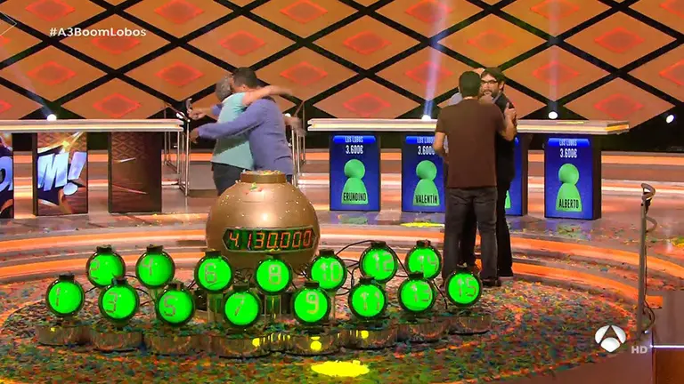 Imágenes del programa especial en el que Los Lobos se llevan el bote de Boom ATRESMEDIA22