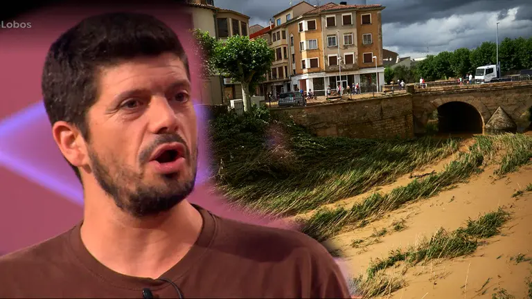 Estado de la ciudad de Tafalla tras inundación por la crecida del rio Cidacos esta madrugada. MIGUEL OSÉS