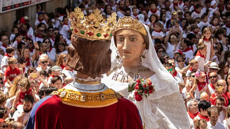 Despedida a la Comparsa de Gigantes y Cabezudos de Pamplona en 2019. MAITE H. MATEO