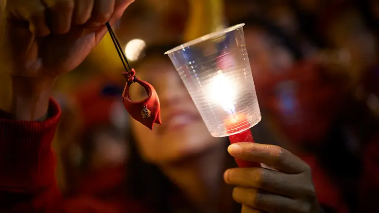 Pobre de mi de las fiestas de sanfermin de 2019. MIGUEL OSÉS