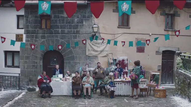 Fotograma de la película Lo nunca visto, grabada en el Valle de Roncal FILMAX