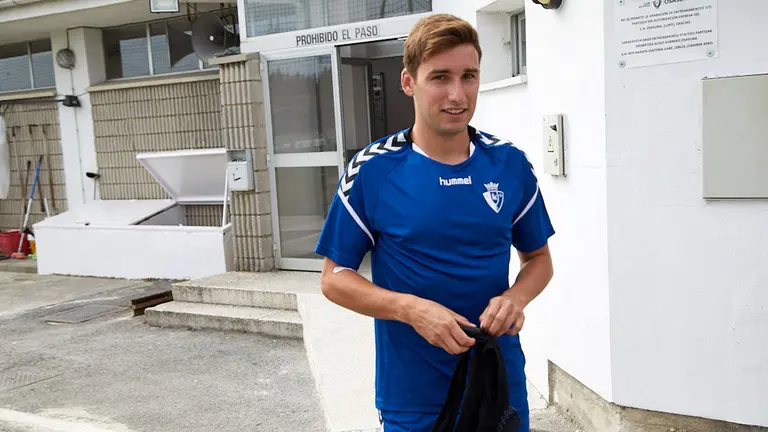 Moncayola. Entrenamiento de pretemporada de Osasuna en las instalaciones de Tajonar. IÑIGO ALZUGARAY