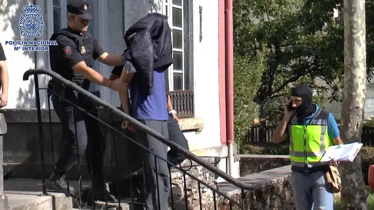 Uno de los colaboradores del Daesh detenidos por la Policía Nacional EUROPA PRESS
