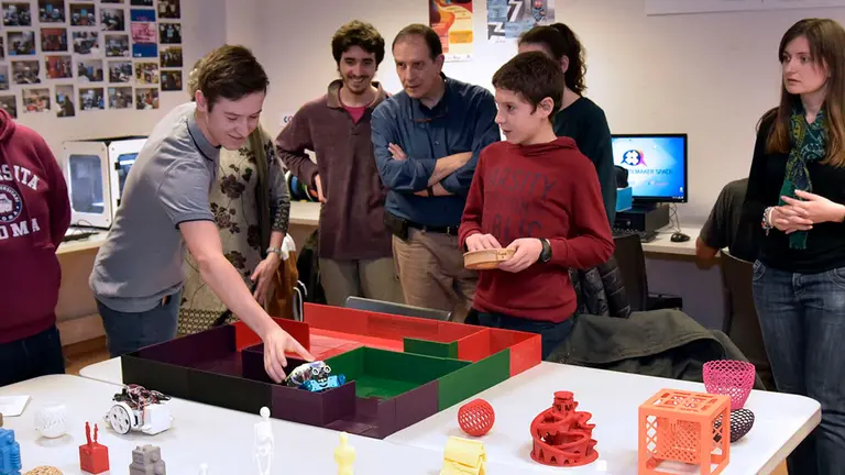 El laboratorio de robótica de la Casa de la Juventud de Pamplona. AYUNTAMIENTO DE PAMPLONA