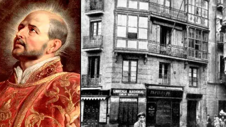 San Ignacio y el primer batzoki bilbaíno donde se fundó el corpúsculo vizcaíno germen del PNV. 