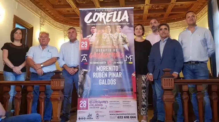 Presentacion de la feria de toros de las fiestas de Corella