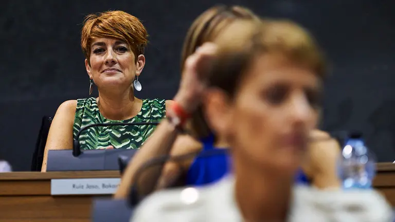 Pleno de investidura de la socialista María Chivite. MIGUEL OSÉS