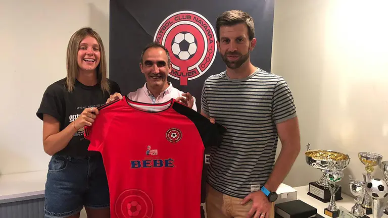 Mikel Maya, Isabel Teus y Mikel Merlo