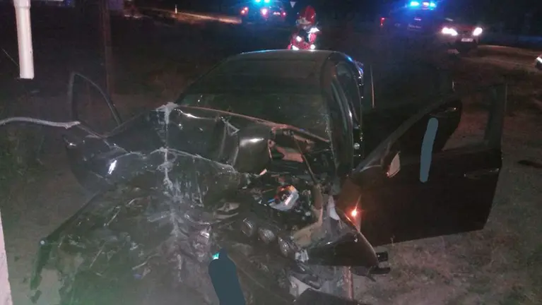 Accidente de tráfico en la localidad de Caparroso TWITTER BOMBEROS