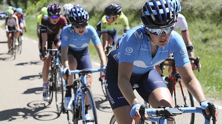 Cycling: Tour of Burgos Female Edition V / Vuelta a Burgos V Edición Femenina / Stage 1 / Etapa 1 / Breakaway / Escapada / Alicia Gonzalezl (ESP) /Villadiego-Villadiego  (109,5 Km) 16-05-2019 / Vuelta a Burgos V Edición Femenina/ Luis Angel Gomez ©PHOTOGOMEZSPORT2019