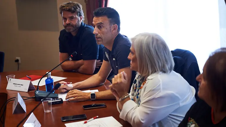 Pleno de dimisión de la alcaldesa de Huarte. MIGUEL OSÉS