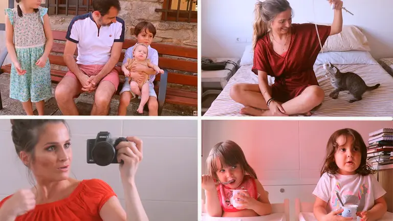 Fotomointaje del útlimo video de Verdeliss, en el bautizo de su sobrino pequeño