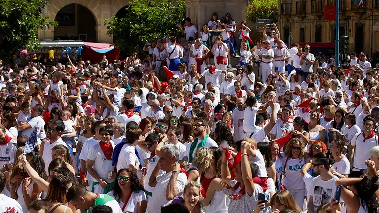 Chupinazo de Tafalla 2019. IÑIGO ALZUGARAY