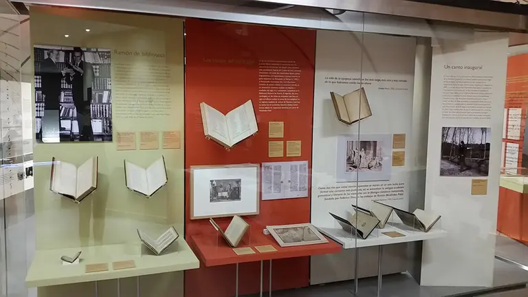 Exposición &#39;Dos españoles en la Historia. El Cid y Ramón Menéndez Pidal&#39;, donde se expone el manuscrito. GOBIERNO DE NAVARRA