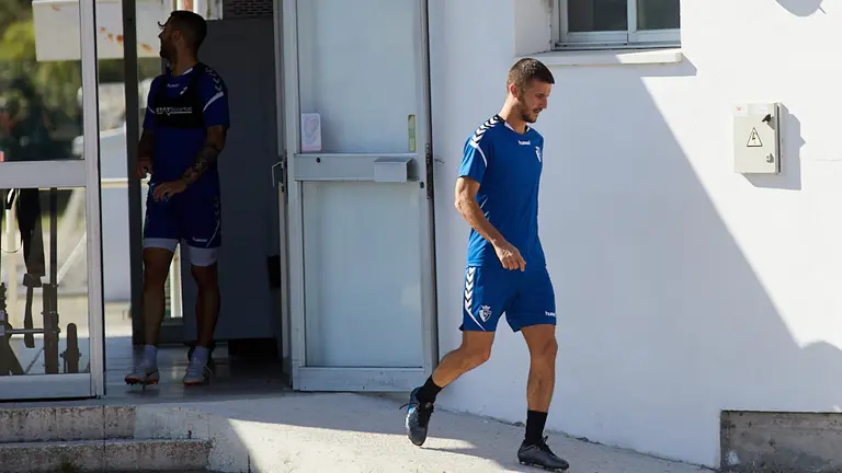 Último entrenamiento de Osasuna en Tajonar antes del inicio de la temporada en su vuelta a Primera División. IÑIGO ALZUGARAY