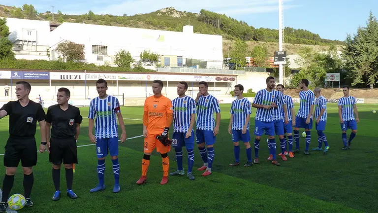 Equipo del Izarra en Estella