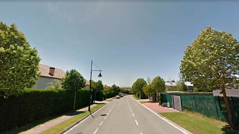 Calle Lezaun, en Gorraiz. ARCHIVO