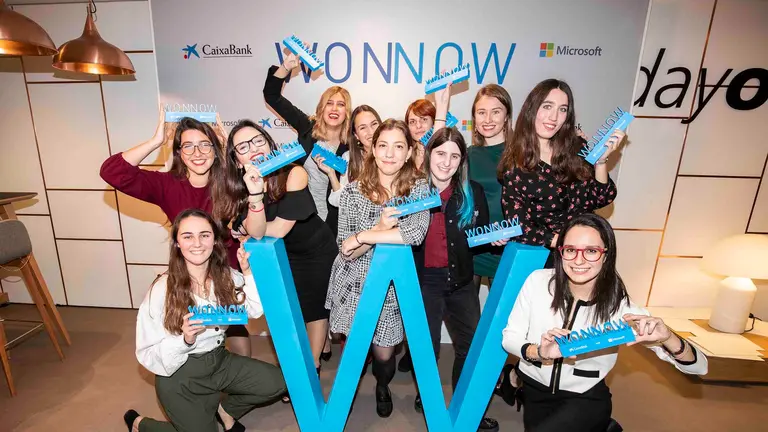Ganadoras de la primera edición de los Premios WONNOW