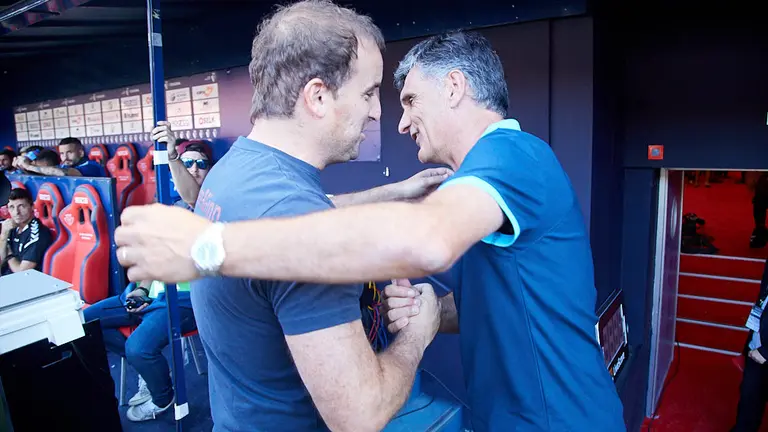 Partido de La Liga Santander entre Osasuna y Eibar disputado en El Sadar. IÑIGO ALZUGARAY