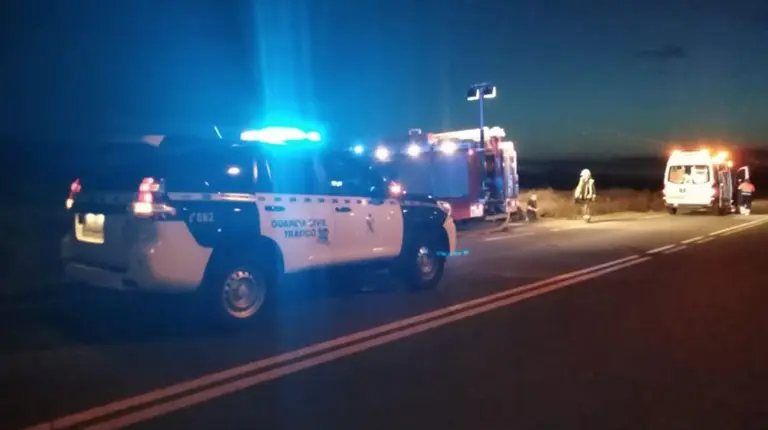 Accidente en la NA-160, en Tudela GUARDIA CIVIL