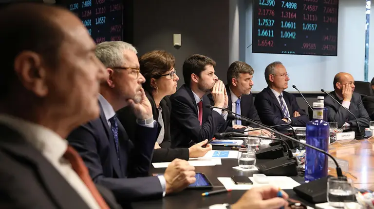 Miembros del Comite Consultivo  de Accionistas de CaixaBank. CEDIDA