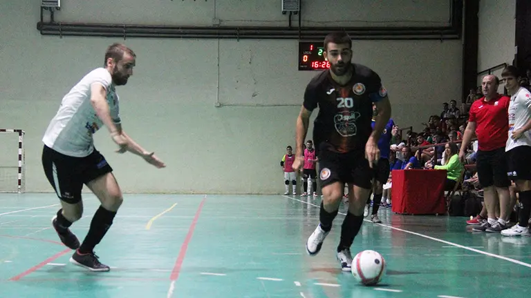 Partido de la Copa Navarra Tafatrans - Ribera Navarra en Tafalla. Cedida.