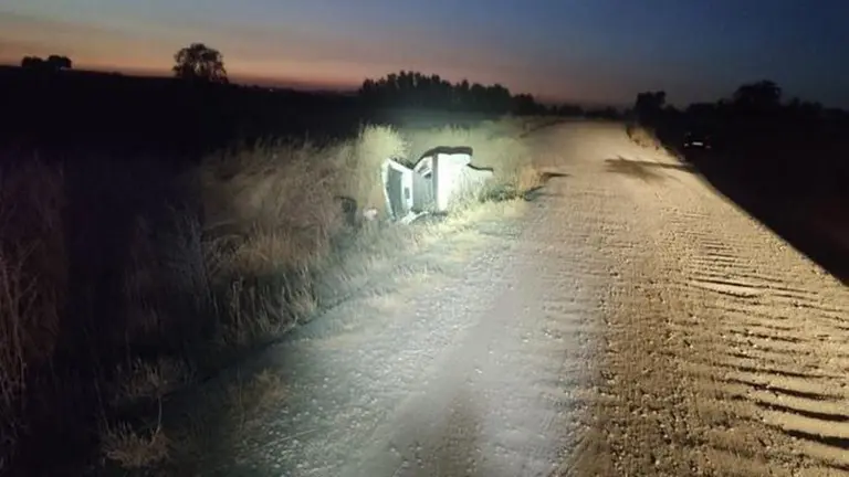 Accidente de un padre ebrio por dejar que su hijo menor condujera su coche DGT
