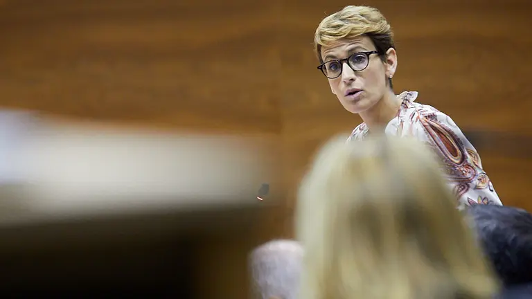 Pleno del Parlamento de Navarra. IÑIGO ALZUGARAY