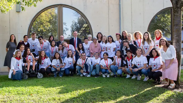 Imagen del final del ciclo &#39;Campus Inclusivos&#39; en la UPNA. CEDIDA