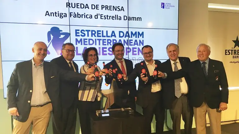 Rueda de prensa para presentar el torneo de golf en Sitges. @rfegolf