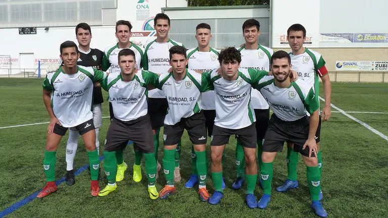 Equipo titular de Oberena 2019-20 ante el River Ega