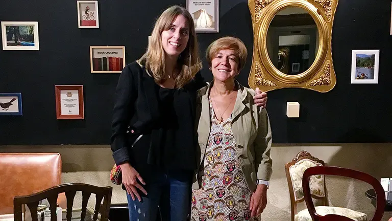 María Oset y Nieves García de Ediciones Eunate CEDIDA