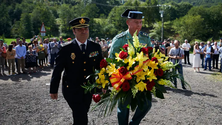 Homenaje a Juan Carlos Beiro, Guardia Civil asesinado por ETA en Leiza. PABLO LASAOSA 14