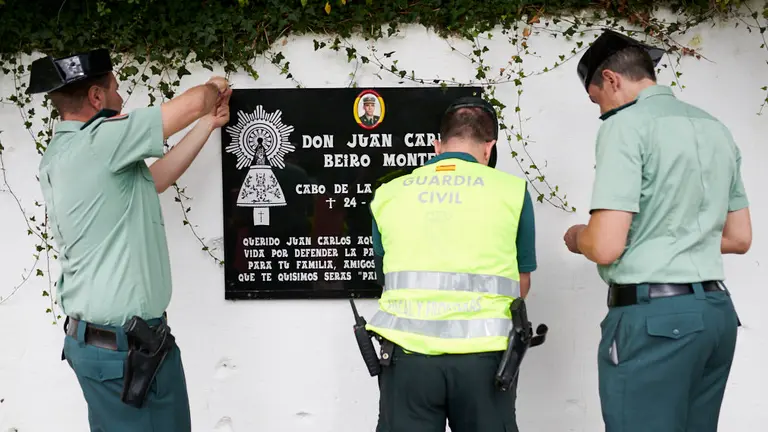 Homenaje a Juan Carlos Beiro, Guardia Civil asesinado por ETA en Leiza. PABLO LASAOSA 27