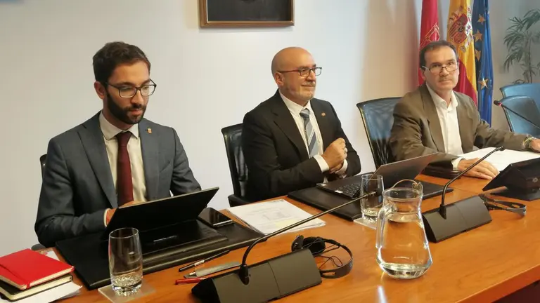 El consejero de Universidad, Innovación y Transformación Digital del Gobierno de Navarra, Juan Cruz Cigudosa, en su primera comparecencia en una comisión EUROPA PRESS