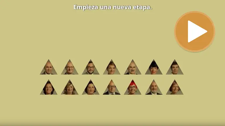 Imagen del vídeo del nuevo Gobierno de Navarra YOUTUBE  player