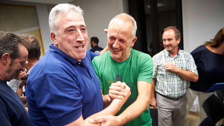 Asamblea General de la Mancomunidad de la Comarca de Pamplona para elegir la Presidencia. MIGUEL OSÉS