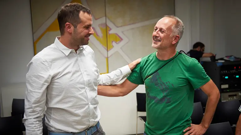 Asamblea General de la Mancomunidad de la Comarca de Pamplona para elegir la Presidencia. MIGUEL OSÉS
