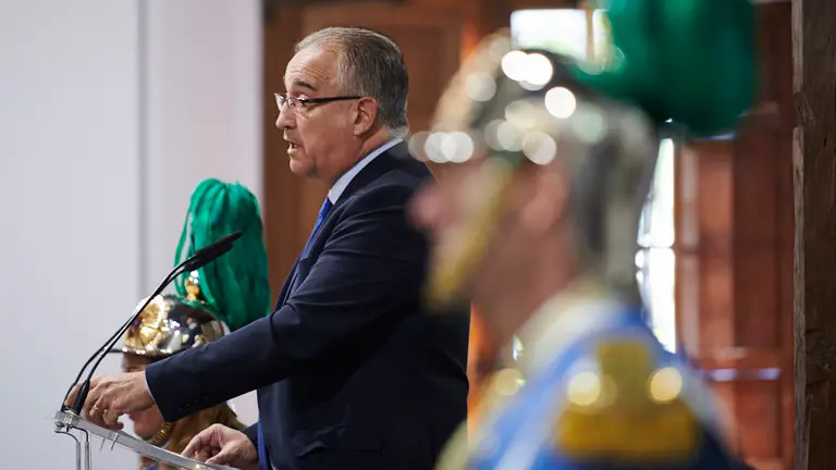 Fiesta del patrón de la Policía Municipal de Pamplona 2019. PABLO LASAOSA 48