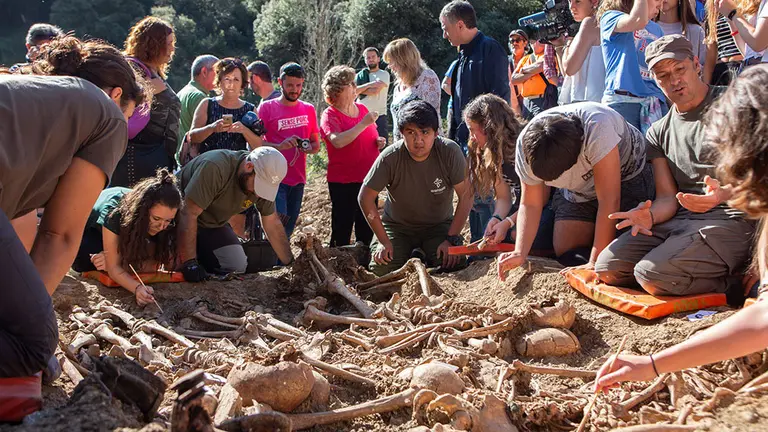 Localizados en Ollacarizqueta los restos de 16 víctimas del golpe militar de 1936 GOBIERNO DE NAVARRA