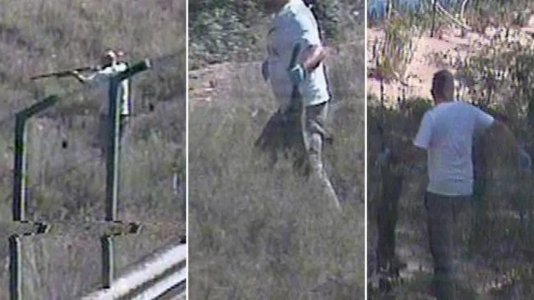 Secuencia del cazador que mató a su perro en Castejón GUARDIA CIVIL