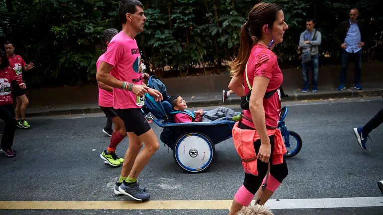 VI carrera solidaria 'Navarra por Anfas'. MIGUEL OSÉS