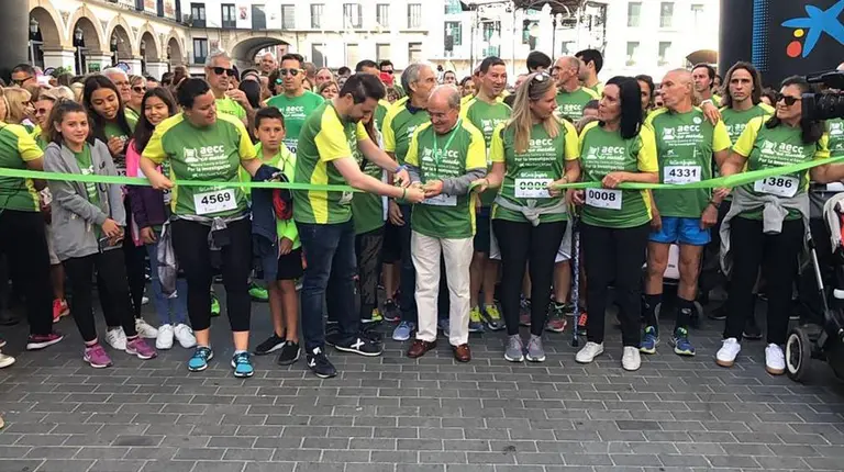 Carrera contra el cáncer en Tudela. CEDIDA