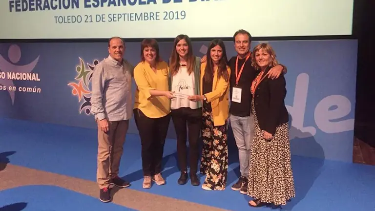Premio en Toledo para la Asociación Navarra de Diabetes CEDIDA