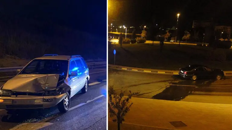 Accidentes en Pamplona, en la PA30 y en la calle Fuente La Teja GC PMP