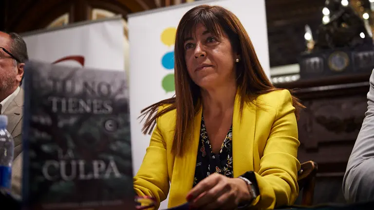 Presentación de la obra 'Tú no tienes la culpa', de Marta Borruel. MIGUEL OSÉS